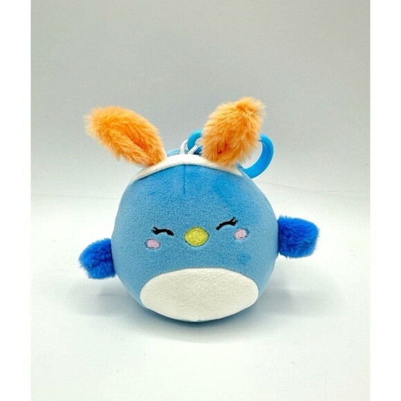 Squishmallow BEBE The BLUEBIRD Clip 3.5” - Picture 2 of 7